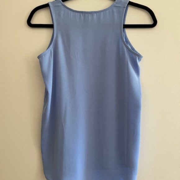 J. Crew Blue Mercantile Tank Top Blouse Size XXS NEW WITH TAGS - Picture 2 of 3